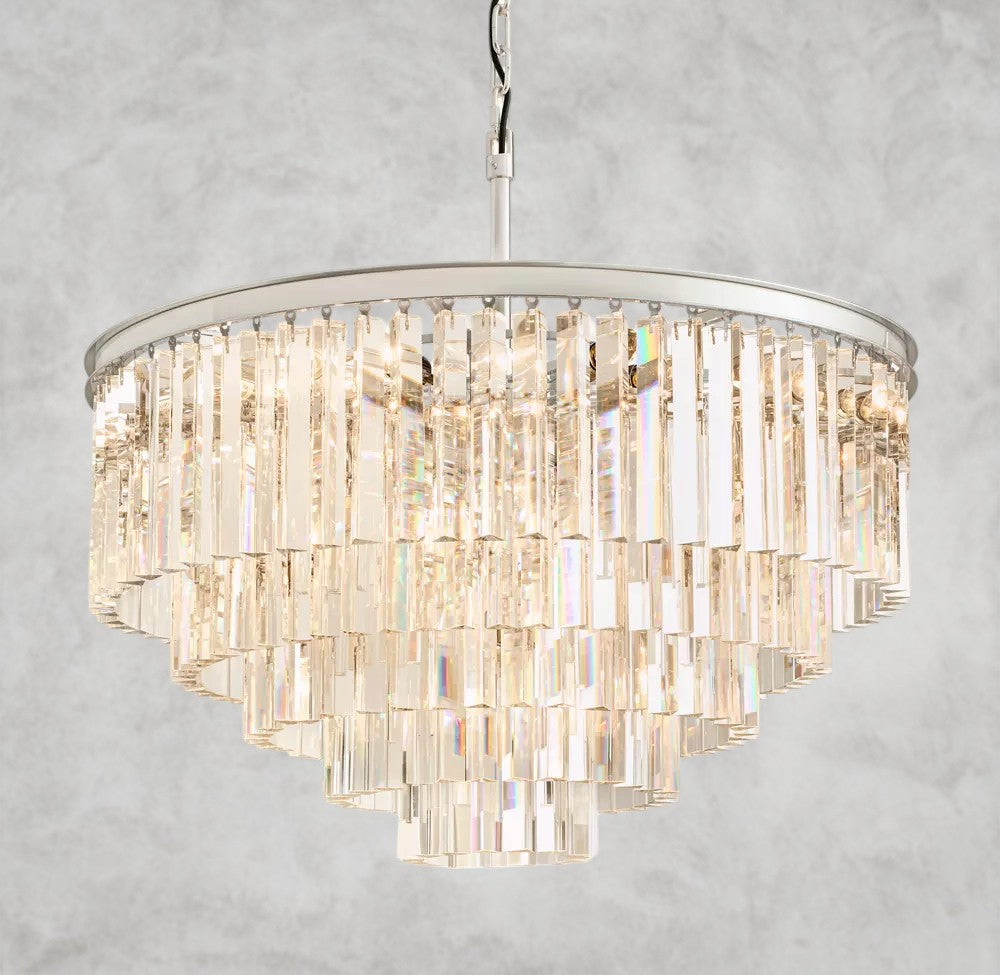 1920s Odeon Round Chandelier 20", 32", 44"